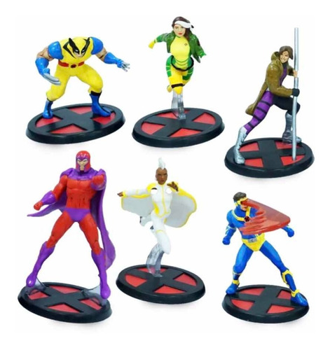 Play Set X-men X 6 Pzas Mutantes Marvel Disney Store