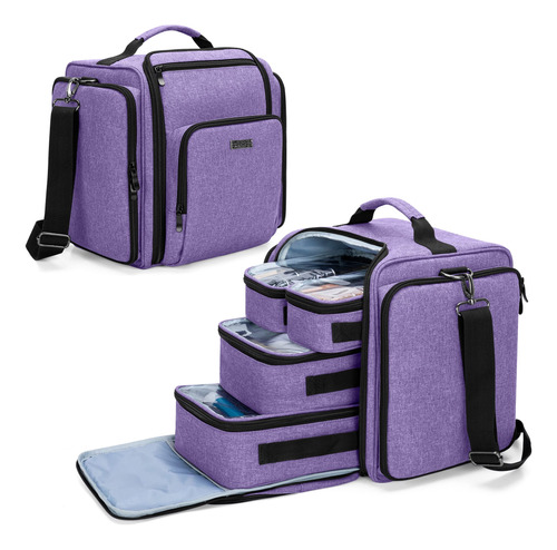 Bafaso Bolsa De Almacenamiento De Maquillaje, Morado