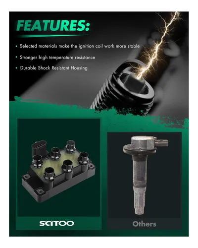 Bobina De Encendido Scitoo 100% Nueva Compatible Con Mazda
