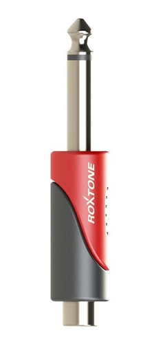 Imagen 1 de 3 de Roxtone Adaptador Convertidor Rca A Plug 6.3mm Mono