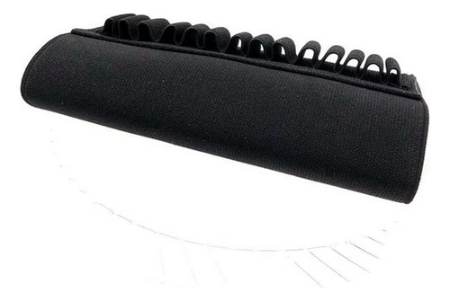 Cartuchera Porta Cartuchos Municion Rifle Culata Elastica Negro