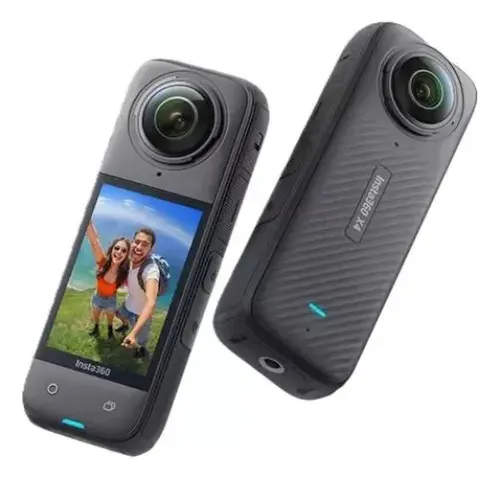 Câmera De Ação Insta360 X4 8k 8k30/5.7k60 72mp Cor Preto
