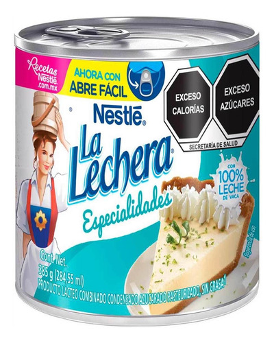 Leche Condensada Nestlé La Lechera Sin Grasa 397g