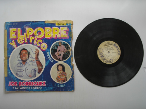 Lp Vinilo Joe Rodriguez Y Su Grupo Latino El Pobre Y El Rico