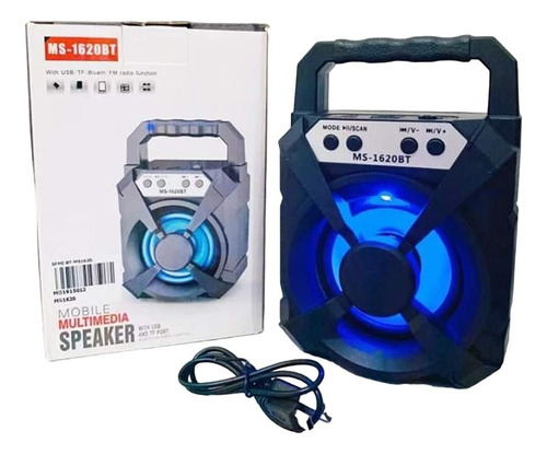 Parlante Altavoz Bluetooth Radio Usb Sd Recargable Portatil 