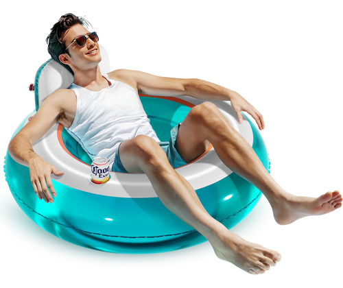 Qpau Flotador Inflable Para Piscina | Silla Flotante De Agua