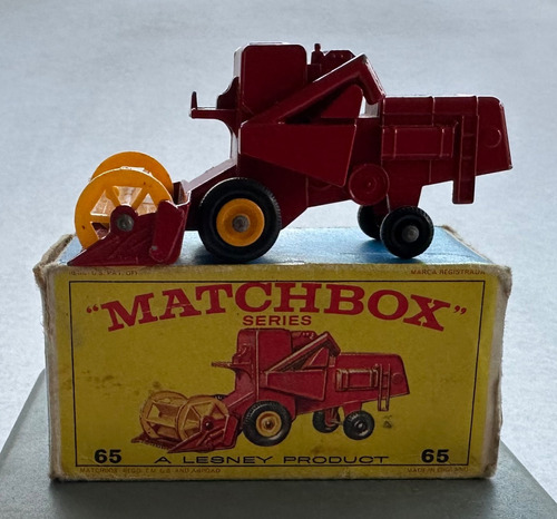 Autito Matchbox Claas Combine Harvester Nº 65 Lesney 