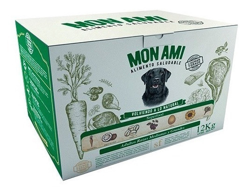 Mon Ami Superfood Perro Adulto De Raza Mediana Y Grande 12k