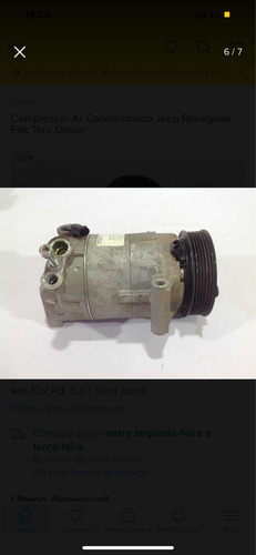 Imagem 1 de 4 de Peças Compressor Fiat Toro Vulcano