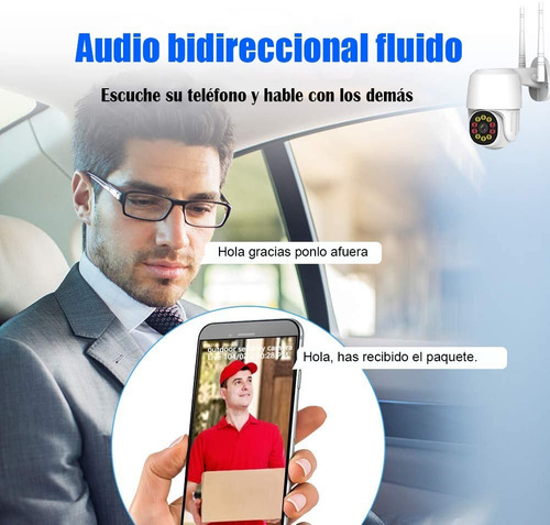 Cámara De Seguridad Wifi Hd 1080p C/con Alarmaa Ip