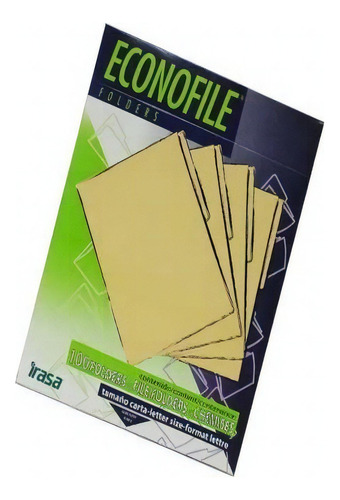 Folder Econofile Rosa Oficio C/100 Pz