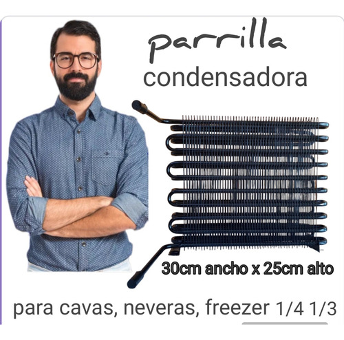 Parrilla Condensador Para Neveras, Cavas, Freezer 