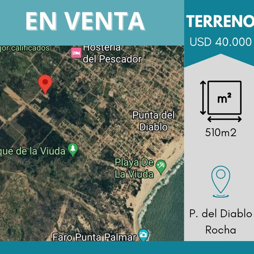 Terreno En Venta, Punta Del Diablo Rocha