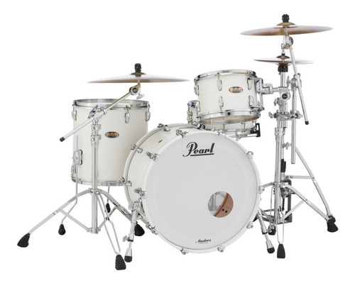 Batería Pearl Masters Maple Reserve Mrv903xp De 3 Cuerpos Color Matte white