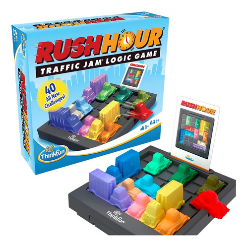 Juego Mental Thinkfun Rush Hour Traffic Jam Y Juguete Stem Y