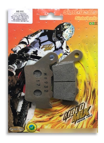 Kit Pastilha De Freio Sinterizado - Yamaha Xt 660r 2004-2013