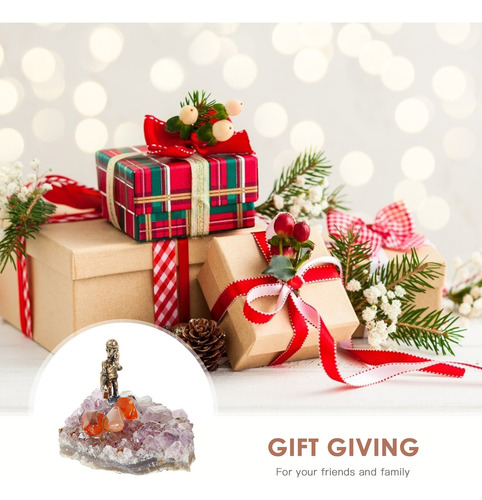 Balanza Desktop Decor Amethyst Cluster Miner