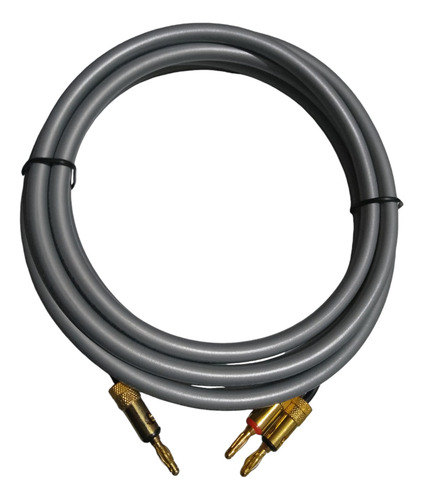 Cable Para Parlantes Belkin 3m Fichas Banana 24k Rojo/negro