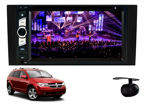 Central Multimídia Dvd Dodge Journey 2008 2009 2010 2011 Usb