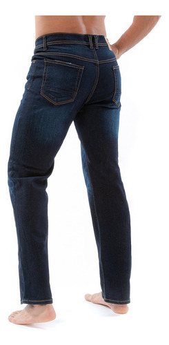 Jeans Violent Denim Corte Recto Azul Intenso