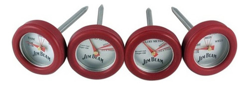 Set 4 Mini Termometros Para Carnes Y Pollo Jim Beam