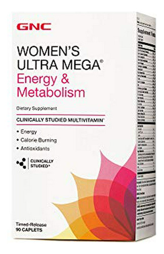 Multivitamínico Para Mujeres Energía Y Metabolismo Gnc