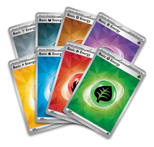 Pokemon Tcg Lote 45 Cartas Energia Originales Aleatorias Energias Inglés
