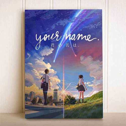 Imagem 1 de 2 de Placa Decorativa Anime Kimi No Na Wa Your Name
