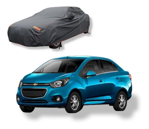 Cubierta De Auto Afelpada Chevrolet Spark Impermeable Reflej