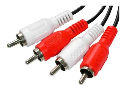 Cable 2 Rca A 2 Rca De 3 Mts (rojo Y Blanco) Vte Lopez