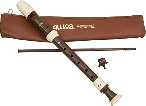 Aulos A703b Flauta Dulce Soprano De 3 Partes Para Salon De C