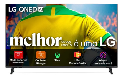 Smart TV 55" LG QNED73 4K WebOS AI Magic