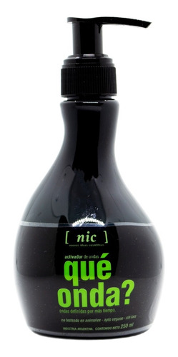 Nic Que Onda Crema Peinar Activador Rulos Vegano 250ml Local