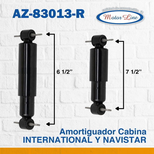 Imagen 3 de 10 de Amortiguador Para Cabina De International, Az-83013-r