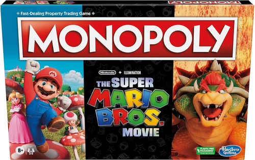 Monopoly Juego De Mesa Super Mario Bros Pelicula Original