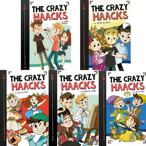 Imagen 1 de 7 de Pack The Crazy Haacks ( 5 Libros)