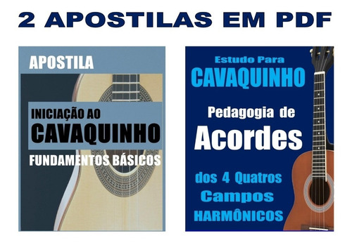 Kit 2 Apostilas Práticas De Cavaco Em Pdf