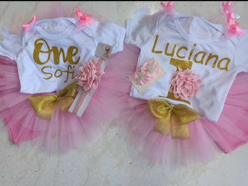 Tutu Niña Cumpleaños Personalizado 1 Año O Mas