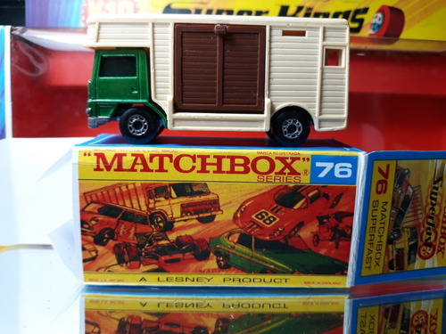 Miniatura 1977 - Matchbox Caminhão Box Custom #mt02-b