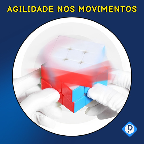 Cubo Mágico Profissional Interativo 3x3x3 De Alta Precisão