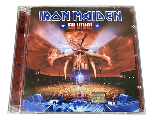 Iron Maiden, En Vivo, 2 Cds Primera Edicion, Nuevo / Sellado