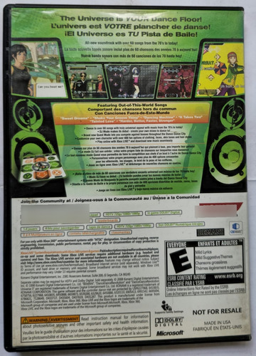 Caja Dance Dance Revolution Universe 3 Xbox 360 Original (Usado)