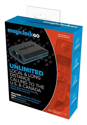 Adaptador De Telefono Voip Magicjackgo 2017 Servicio De Tele