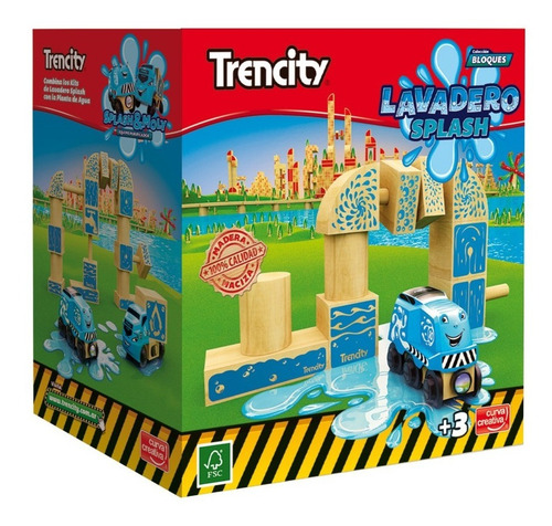 Imagen 3 de 10 de Trencity Lavadero Splash- Colección Bloques - Tienda Oficial