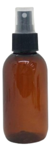 Envase Plastico De 125 Cc Ambar C Valvula Spray Negra X20 