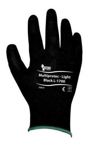 Guante Multiprotec Flex Light L1700 Talla 9(l) Negro Lioi