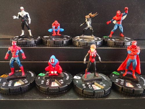 8 Figuras Spiderman Marvel Gwen Spider Girl Avengers