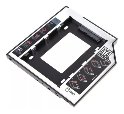 Imagen 1 de 3 de Adaptador Caddy Hdd Sdd Segudo Disco Duro Para Laptop
