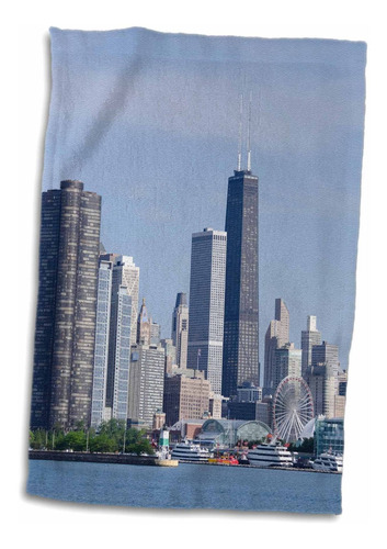 Toalla 3d Rose Illinois Lake Michigan View The Chicago ...