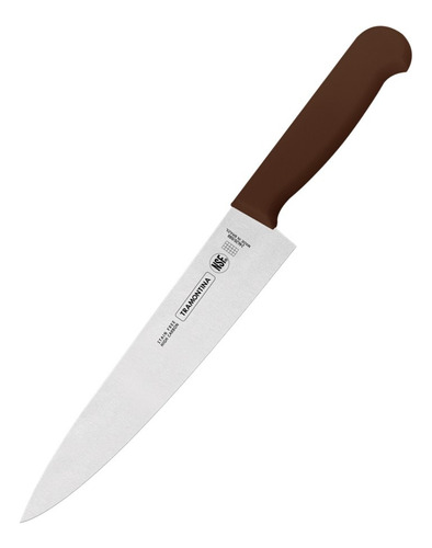 Cuchillo 24620048 Para Carne De Acero Inoxidable Tramontina Marrón Claro